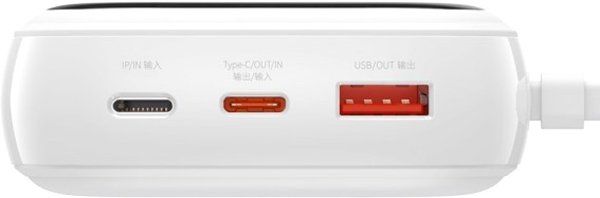 Портативная Батарея Baseus Q Pow Digital Display 22,5W 20000mAh White купить