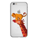 Чехол прозрачный Print Lion King для iPhone 6 Plus | 6s Plus Giraffe/Simba купить
