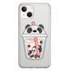 Чохол прозорий Print SUMMER для iPhone 15 Panda Сocktail - ash-mobile.com.ua - фото 1