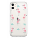 Чохол прозорий Print SUMMER для iPhone 12 MINI Flamingo купити