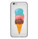 Чехол прозрачный Print SUMMER для iPhone 6 Plus | 6s Plus Ice Cream купить