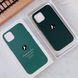 Чохол Leather Case with MagSafe для iPhone 12 MINI Forest Green