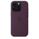 Чохол Silicone Case with MagSafe OEM для iPhone 16 PRO Plum