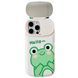 Чехол с закрытой камерой для iPhone 13 PRO MAX Frog Green