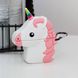 Чехол 3D для AirPods 1 | 2 Pink Unicorn