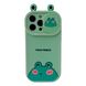 Чехол Animal + Camera Case для iPhone 15 PRO Frog Green