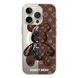 Чохол прозорий Print Robot Bear with MagSafe для iPhone 16e | 17e Brown - ash-mobile.com.ua - фото 1
