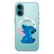Чехол прозрачный Print Blue Monster with MagSafe для iPhone 17 Air Ohana