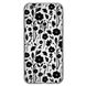 Чехол прозрачный Print Flower для iPhone 6 | 6s Floral Black - ash-mobile.com.ua - фото 1