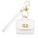 Чехол Miniature Leather Handbag Keychain для AirPods PRO 2 White - ash-mobile.com.ua - фото 1