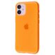 Чохол Crystal color Silicone Case для iPhone 12 MINI Orange - ash-mobile.com.ua - фото 1