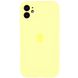 Чохол Silicone Case Full + Camera для iPhone 12 MINI Mellow Yellow