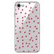 Чохол прозорий Print Love Kiss для iPhone 7 | 8 | SE 2 | SE 3 More Hearts купити