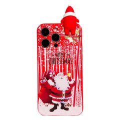 Чохол 3D New Year для iPhone 14 Plus Santa Claus gift bag