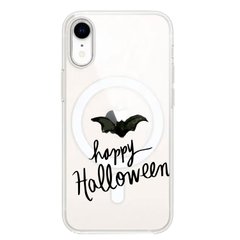 Чохол прозорий Print Halloween with MagSafe для iPhone XR Happy Halloween купити