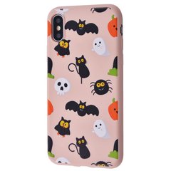 Чехол WAVE Fancy Case для iPhone X | XS Black Cats Pink купить