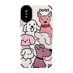 Чохол Ribbed Case для iPhone XS MAX Dogs купити