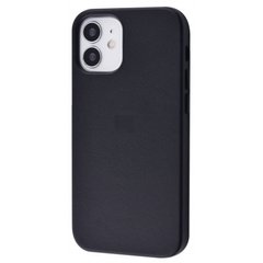 Чехол Leather Case with MagSafe для iPhone 12 MINI Black купить