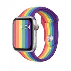 Ремінець Rainbow для Apple Watch 42/44/45/49 mm Purple/Red