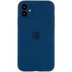 Чехол Silicone Case Full + Camera для iPhone 11 Blue Cobalt купить