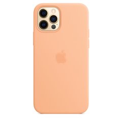 Чохол Silicone Case Full OEM+MagSafe для iPhone 12 | 12 PRO Cantaloupe купити