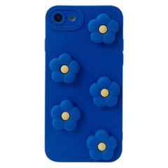 Чехол Flower Case для iPhone 7 | 8 | SE 2 | SE 3 Ultramarine купить