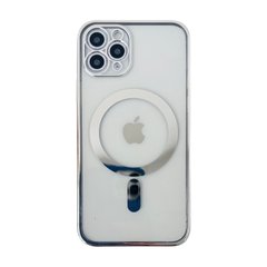 Чехол Glossy Case with Magsafe для iPhone 12 PRO Silver купить
