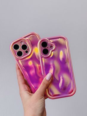 Чехол Wavy Neon для iPhone 14 PRO MAX Pink - ash-mobile.com.ua - фото 4