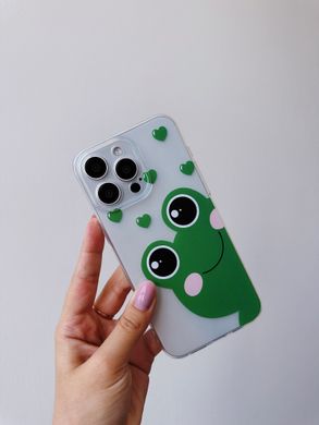 Чехол прозрачный Print Happy Nice для iPhone XS MAX Frog - ash-mobile.com.ua - фото 3