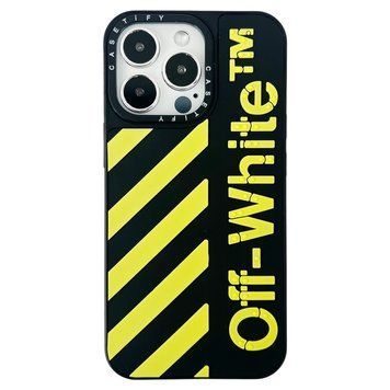 Чехол TIFY Case для iPhone 7 Plus | 8 Plus OFF-WHITE Black/Yellow - ash-mobile.com.ua - фото 1
