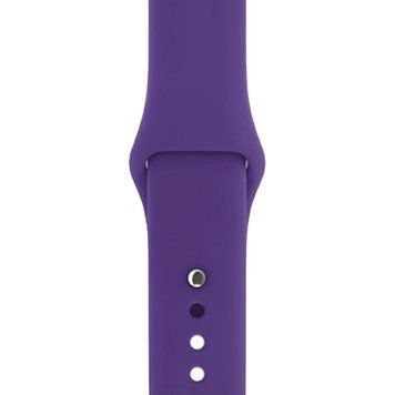 Ремешок Silicone Sport Band для Apple Watch 38mm | 40mm | 41mm | 42mm (10 | 11 series) Purple розмір L - ash-mobile.com.ua - фото 1
