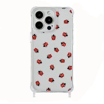 Чохол прозорий з ремінцем Print Happy Nice для iPhone 11 PRO Lazybug - ash-mobile.com.ua - фото 1