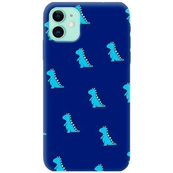 Чехол Wave Print Case для iPhone 11 Blue Dinosaur - ash-mobile.com.ua - фото 1