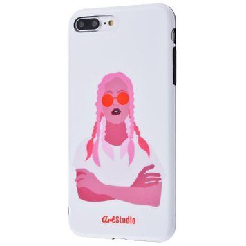 Чохол ArtStudio Case Power Series для iPhone 7 Plus | 8 Plus Glasses Girl White - ash-mobile.com.ua - фото 1