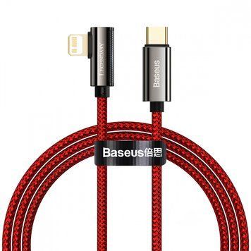Кабель Baseus Legend Series Elbow Fast Charging Type-C to Lightning 20W (2m) Red - ash-mobile.com.ua - фото 1