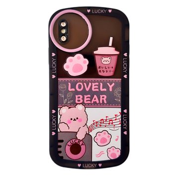 Чохол Lovely Bear TPU Case для iPhone X | XS Black - ash-mobile.com.ua - фото 1