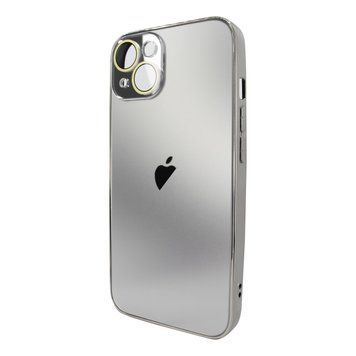 Чехол AG-PC Glass для iPhone 15 Silver - ash-mobile.com.ua - фото 1