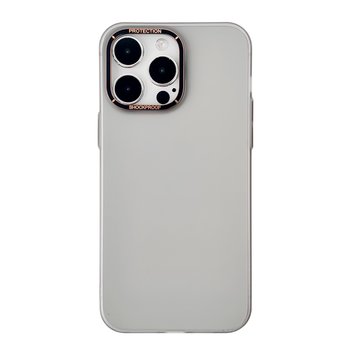 Чехол Clear Case PC Matte для iPhone 12 | 12 PRO Grey - ash-mobile.com.ua - фото 1