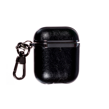Чехол ONEGIF Leather Hobo Case для AirPods 1 | 2 Black - ash-mobile.com.ua - фото 1