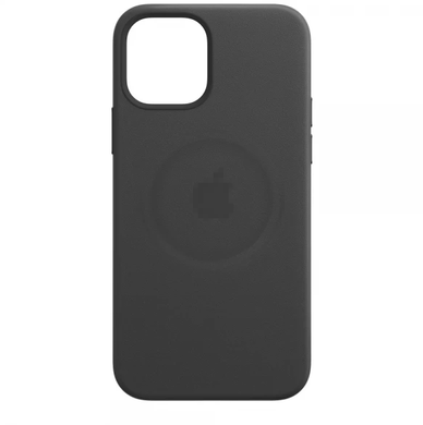 Чохол Leather Case with MagSafe для iPhone 12 MINI Black купити