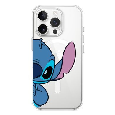 Чохол прозорий Print Blue Monster with MagSafe для iPhone 17 PRO Half