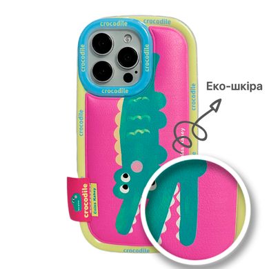 Чохол Crocodile Cniss Kahey Case для iPhone 12 PRO MAX Pink купити