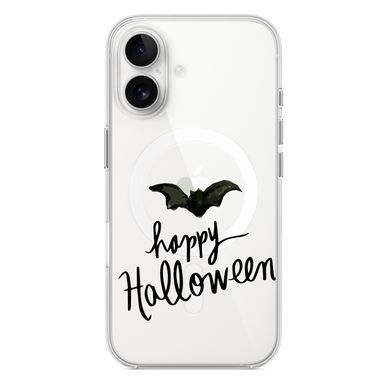 Чохол прозорий Print Halloween with MagSafe для iPhone 17 Air Happy Halloween
