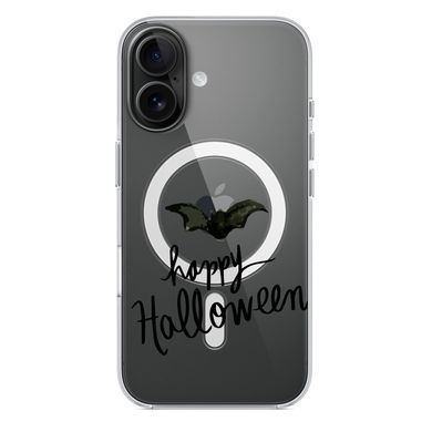 Чохол прозорий Print Halloween with MagSafe для iPhone 17 Air Happy Halloween