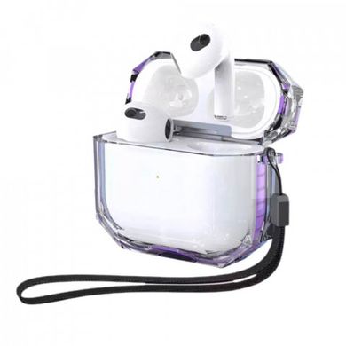 Чохол Transparent Shockproof для AirPods 3 Purple - ash-mobile.com.ua - фото 2