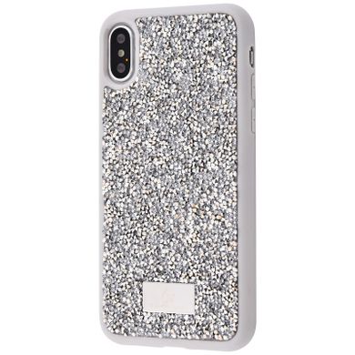 Чехол Bling World Grainy Diamonds для iPhone X | XS Silver купить