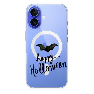 Чохол прозорий Print Halloween with MagSafe для iPhone 17 Air Happy Halloween