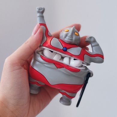 Чохол 3D для AirPods PRO Ultraman Strong Gray - ash-mobile.com.ua - фото 4