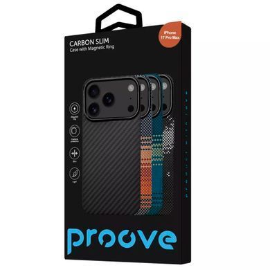 Чохол Proove Carbon Slim MagSafe для iPhone 18 PRO MAX | 17 PRO MAX Black