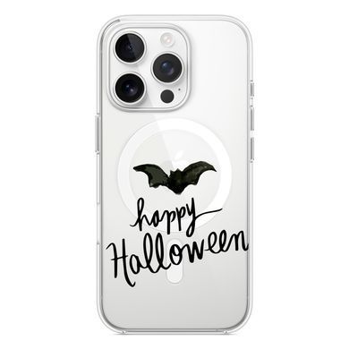 Чехол прозрачный Print Halloween with MagSafe для iPhone 16e | 17e Happy Halloween - ash-mobile.com.ua - фото 3